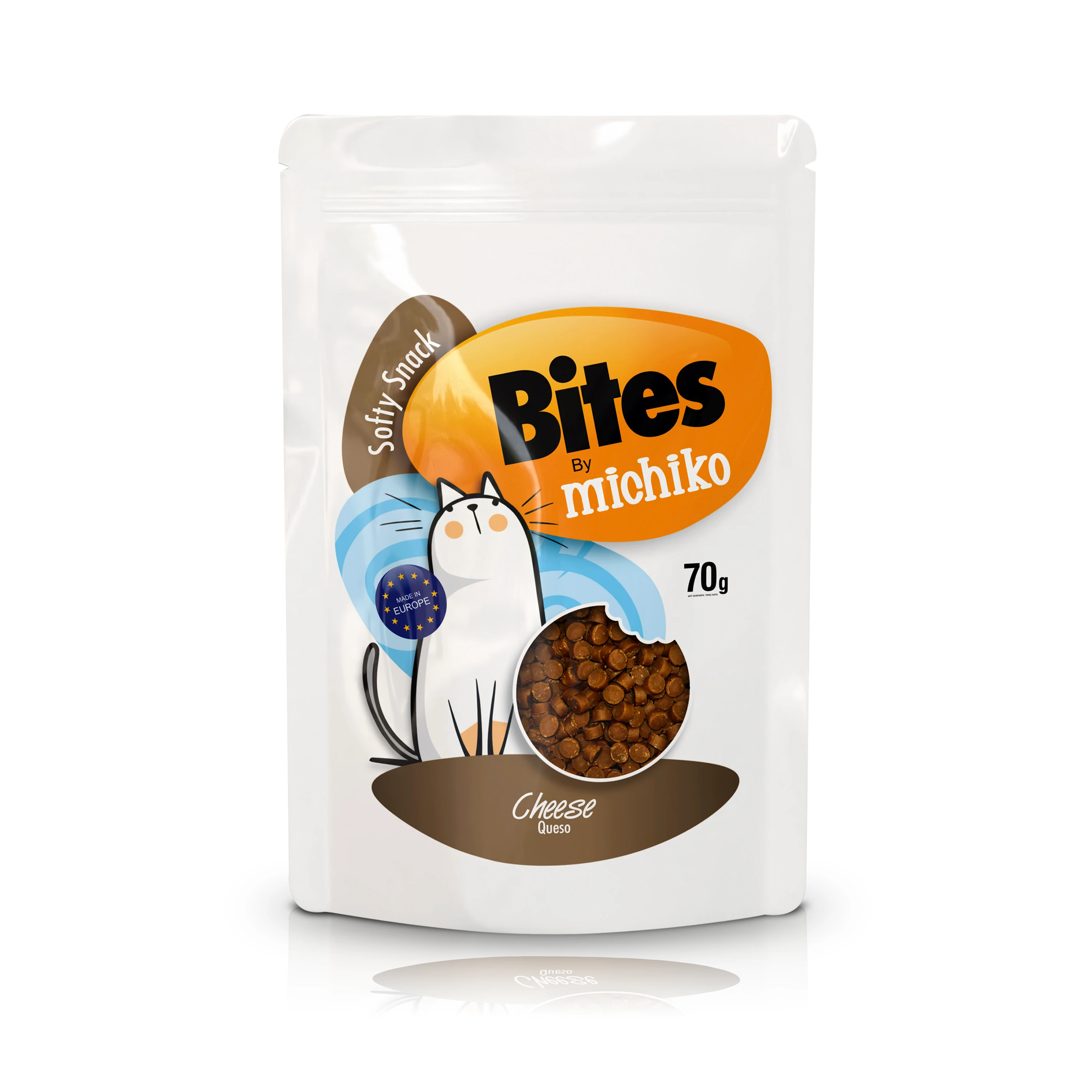 SNACK PARA GATO BITES BY MICHIKO (Queso)