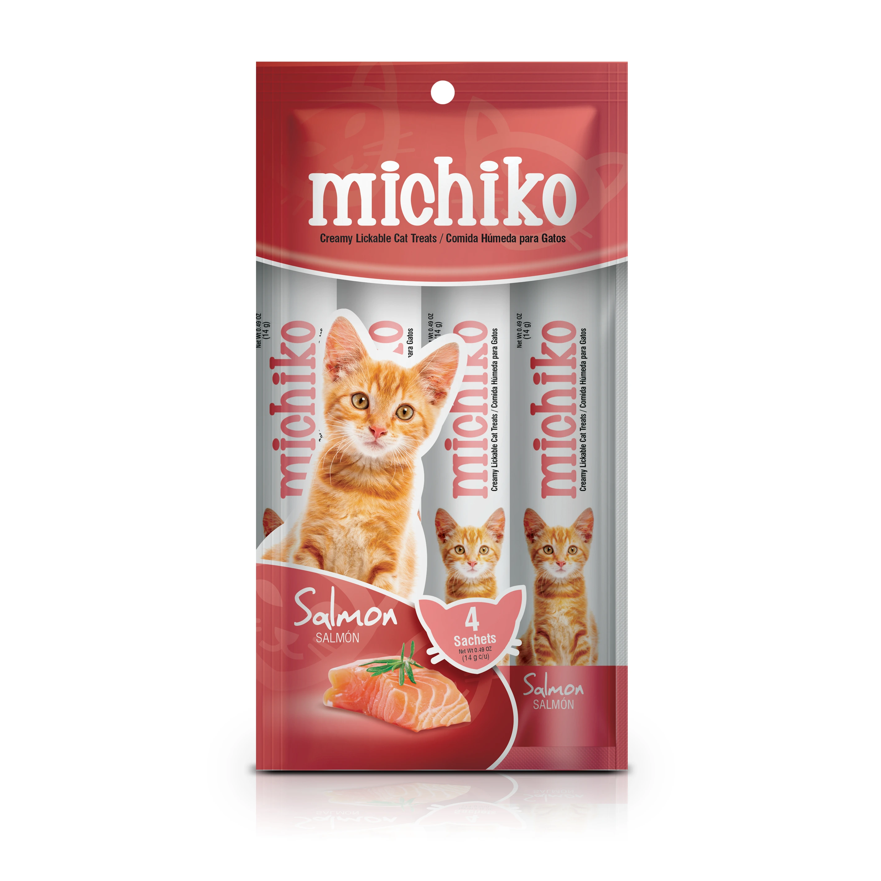 SOBRE MICHIKO X 4 SACHET (Salmón)