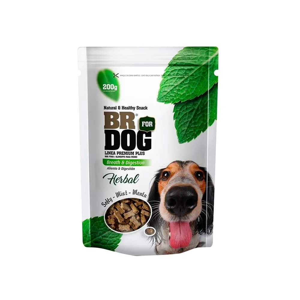 SNACK BR FOR DOG SOFTY (Mint Breath - Digestion, 200 GR)
