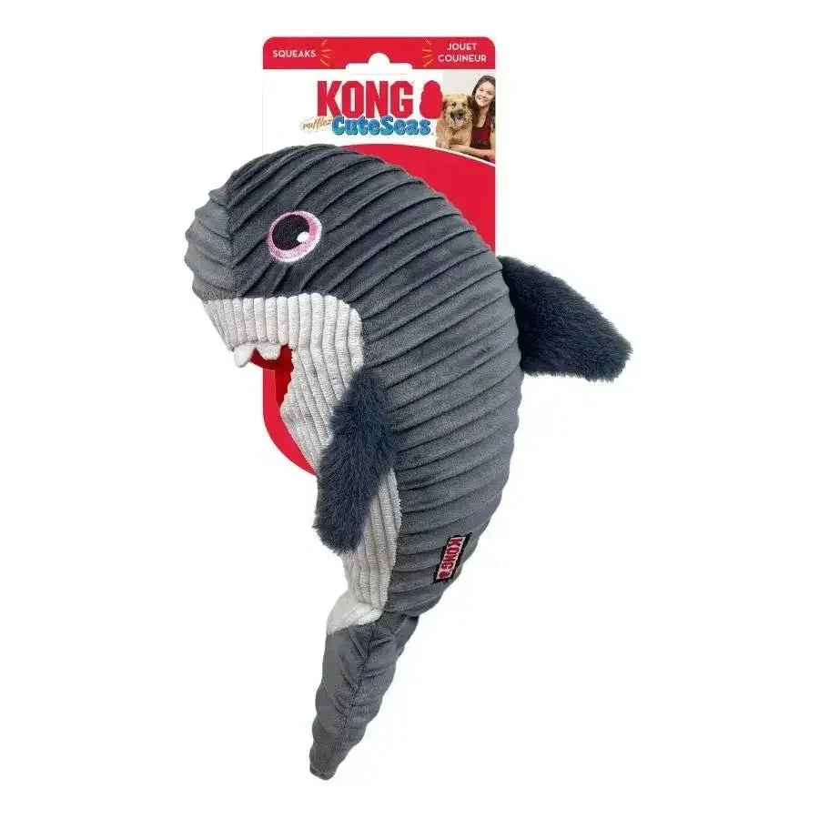 KONG PERRO PELUCHE CUTESEAS RUFFLEZ TIBURON