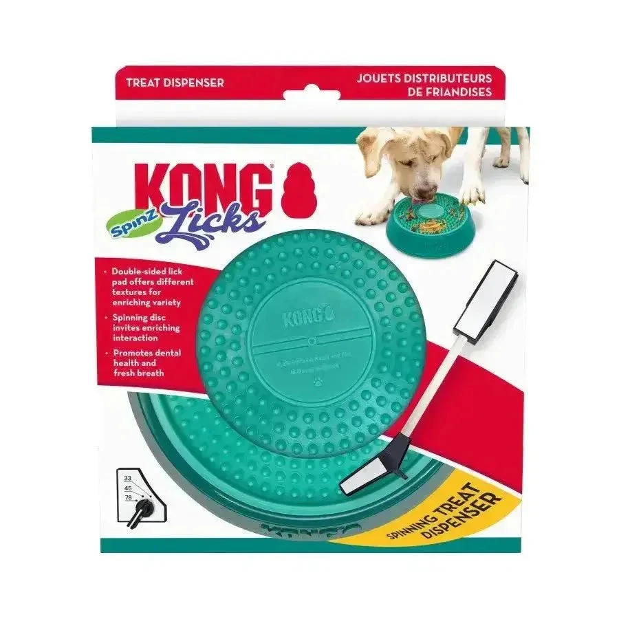 KONG PERRO BANDEJA LAME SPINZ -LICK (S)