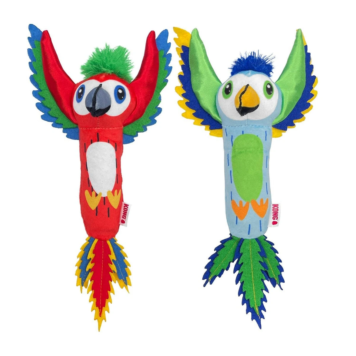 KONG GATO PELUCHE TROPICS PAJARO