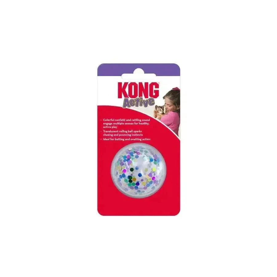 KONG GATO PELOTA CONFETTI - SURTIDO