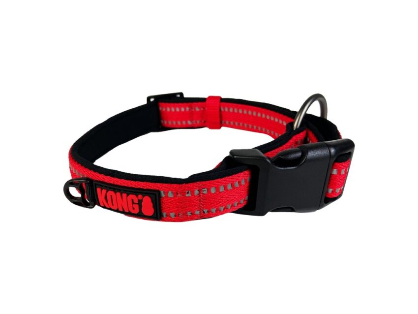 KONG COLLAR PERRO (S, Rojo)