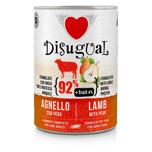 DISUGUAL PERRO FRUIT LATA (Cordero y Pera, 400 GR)
