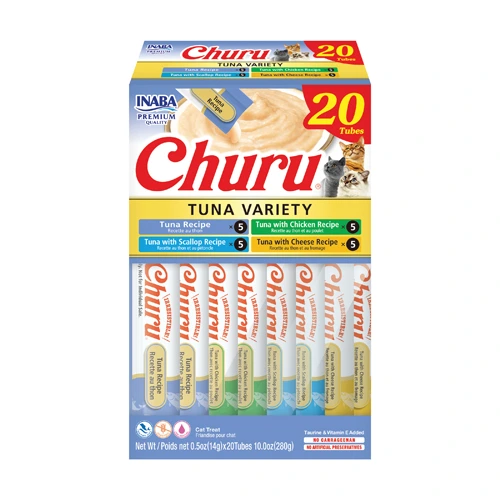 INABA GATO CHURU CAJA 20 PIEZAS