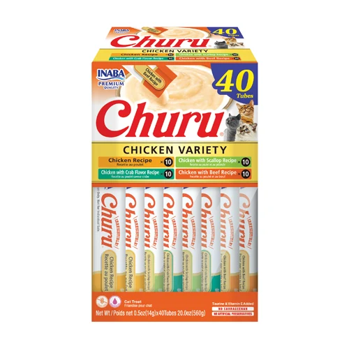 INABA GATO CHURU 40 PIEZAS
