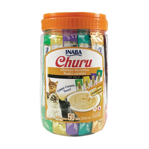 INABA GATO CHURU 50 PIEZAS (Pollo)