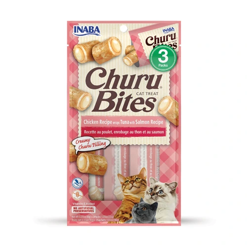 INABA GATO CHURU BITES WRAPS 3 PIEZAS