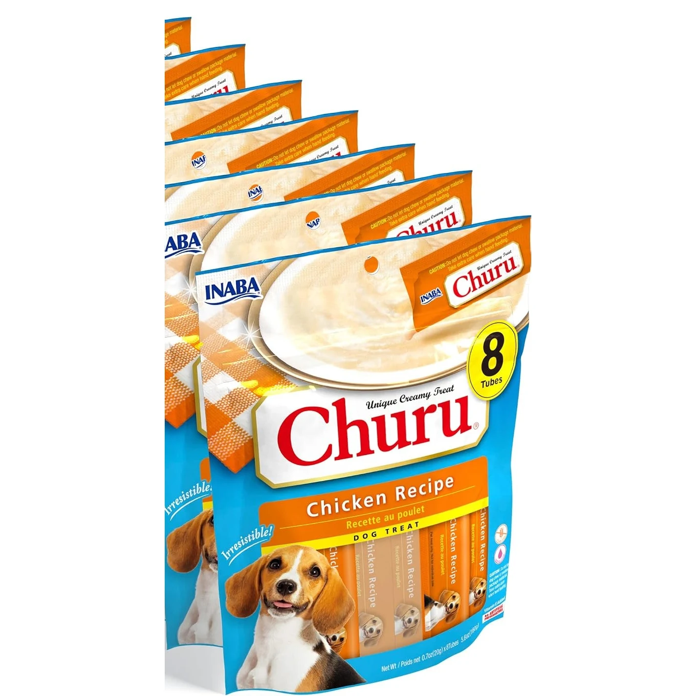 INABA PERRO CHURU 8 PIEZAS