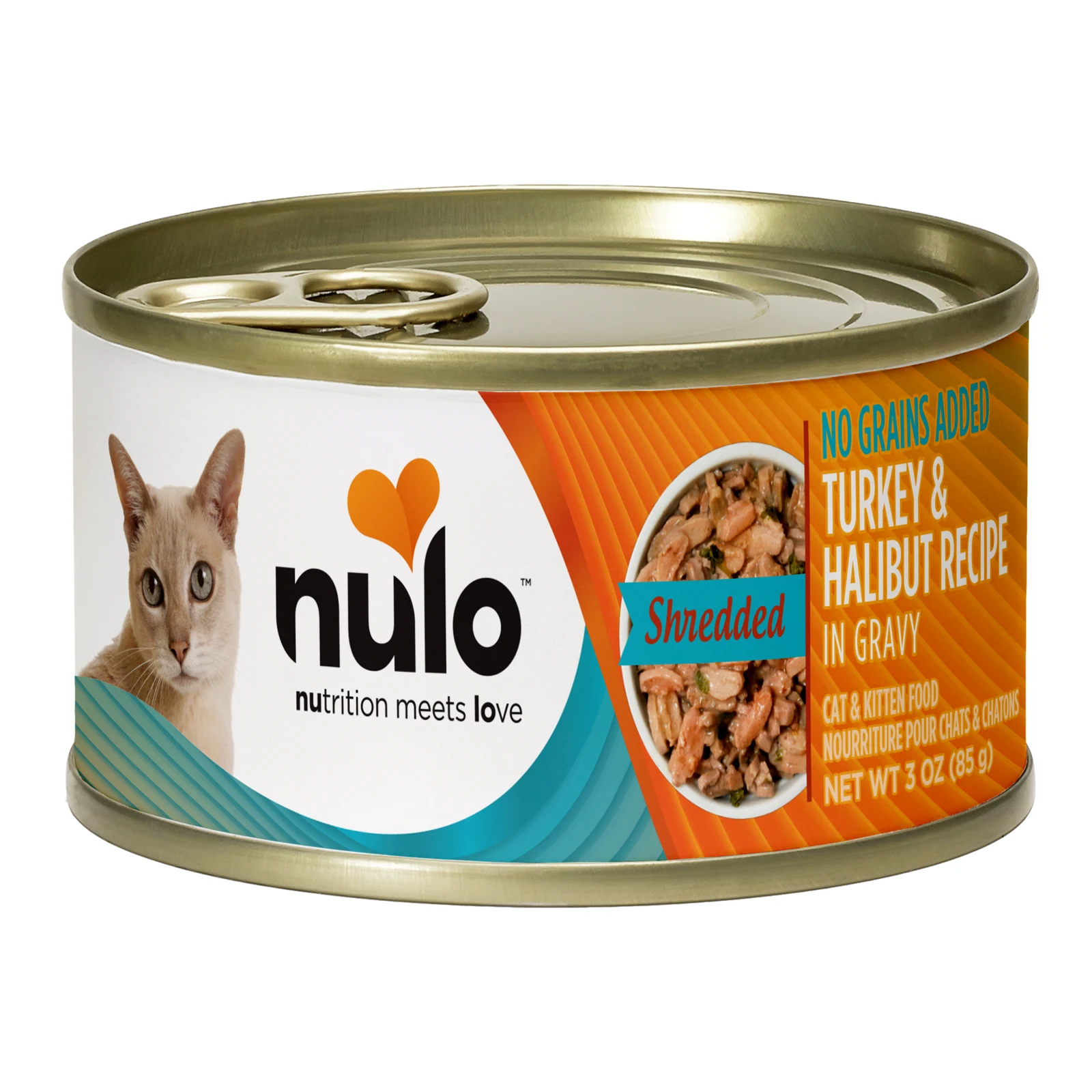 NULO GATO HUMEDA SHREDDED TURKEY Y HALIBUT