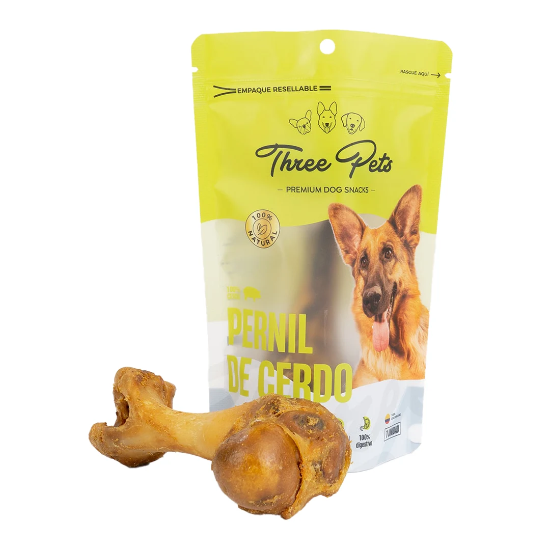 THREE PETS PERRO PERNIL DE CERDO (X1 - 150 GR)