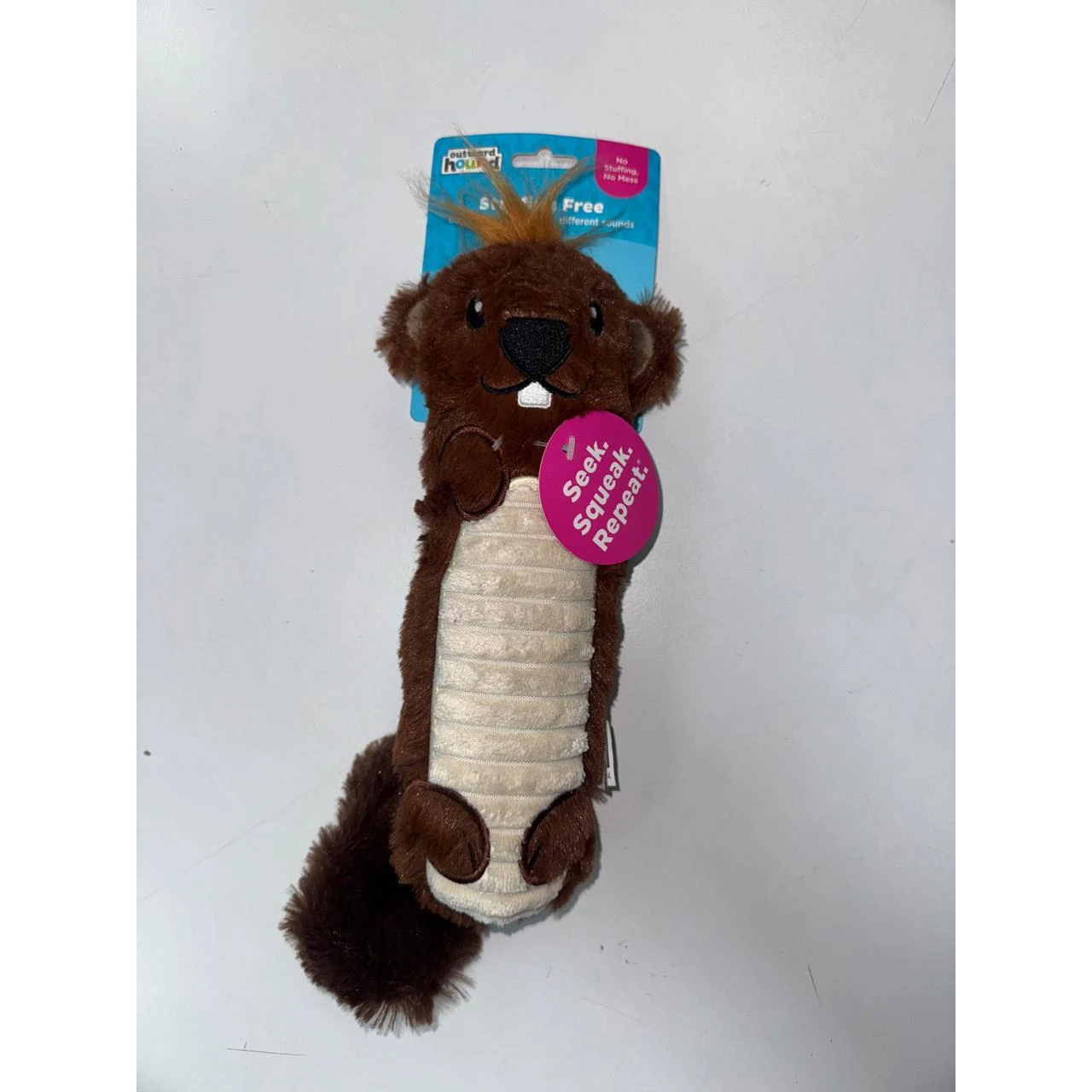 OUTWARD HOUND PELUCHE BIG SQUEAK CASTOR
