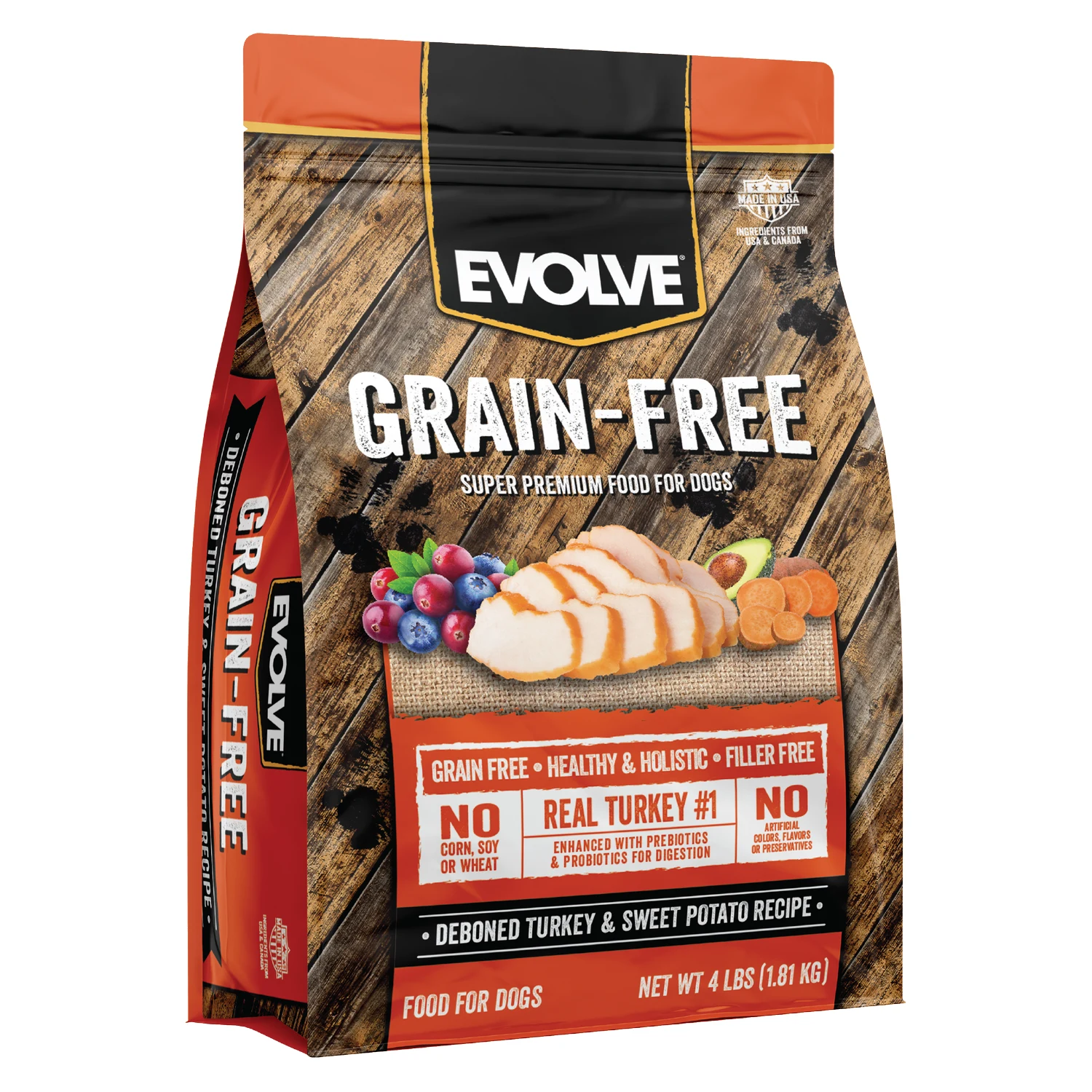 EVOLVE DOG GRAIN FREE TURKEY