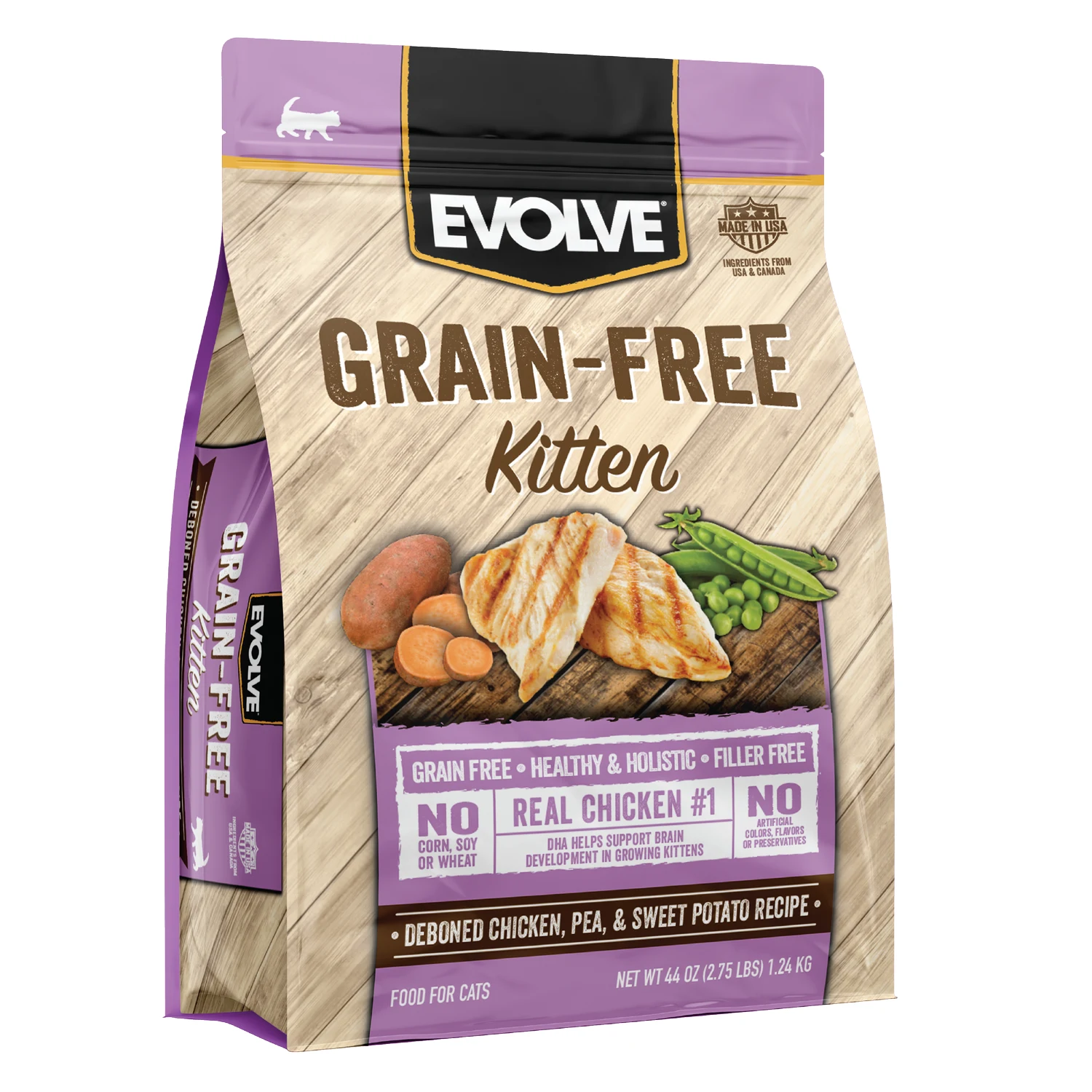 EVOLVE CAT GRAIN FREE KITTEN CHICKEN