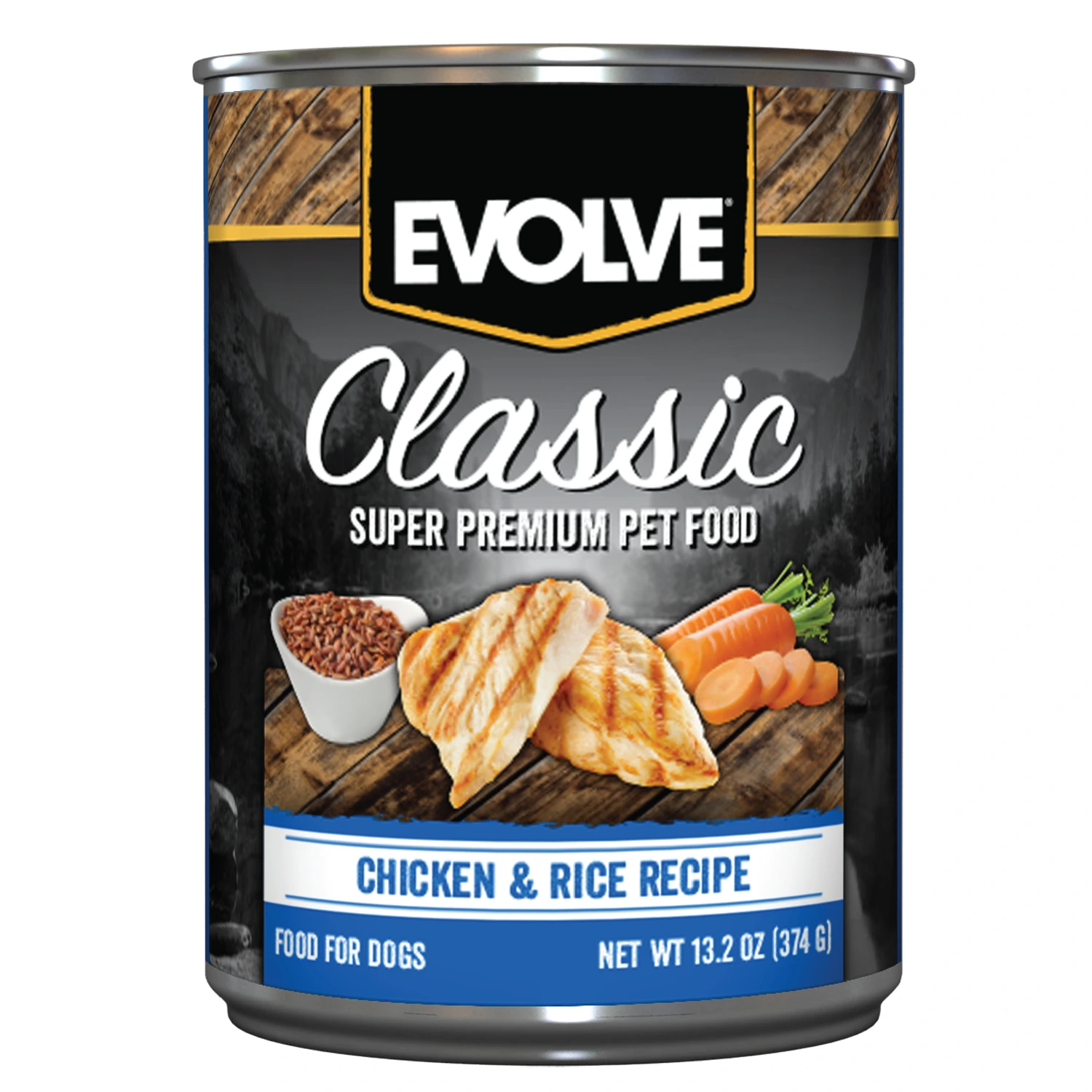 EVOLVE DOG CLASSIC LATA (Pollo)