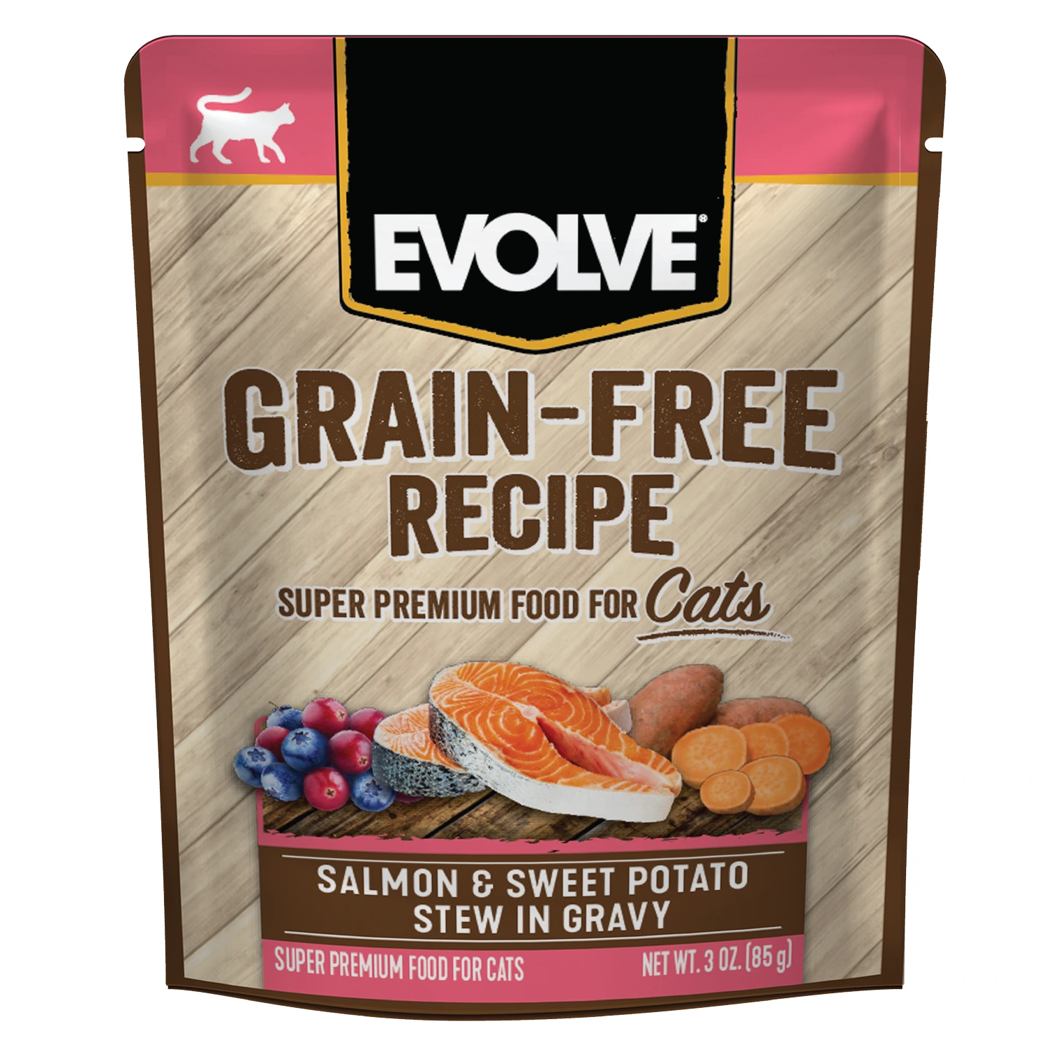 EVOLVE CAT GRAIN FREE POUCHE