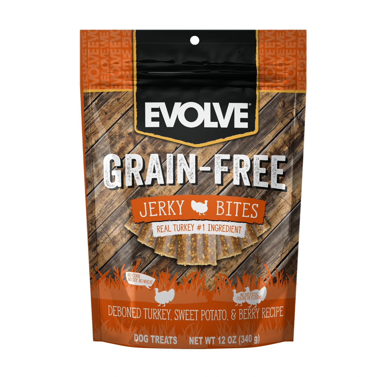 EVOLVE DOG SNACK GRAIN FREE JERKY
