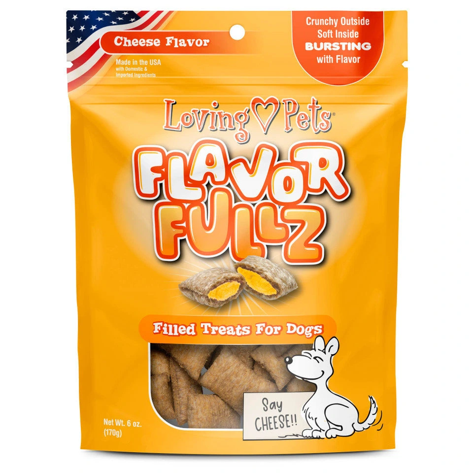 LOVING PETS FLAVORFULLZ DOG SNACK (Queso)