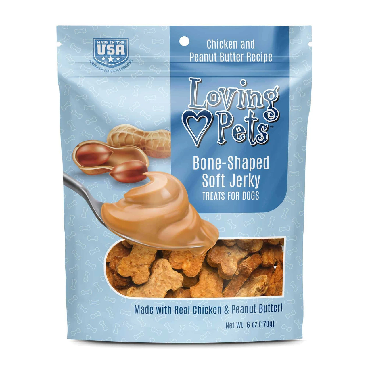 LOVING PETS JERKY HUESOS