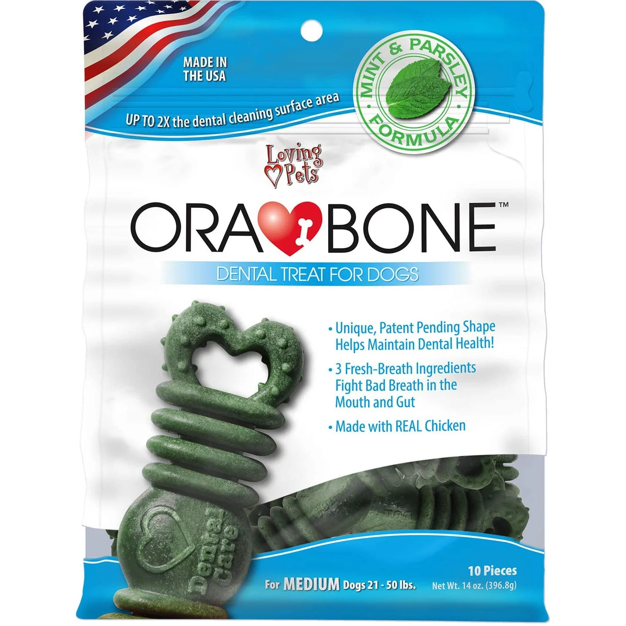 LOVING PETS ORABONE DENTAL TREAT BOLSA (S)