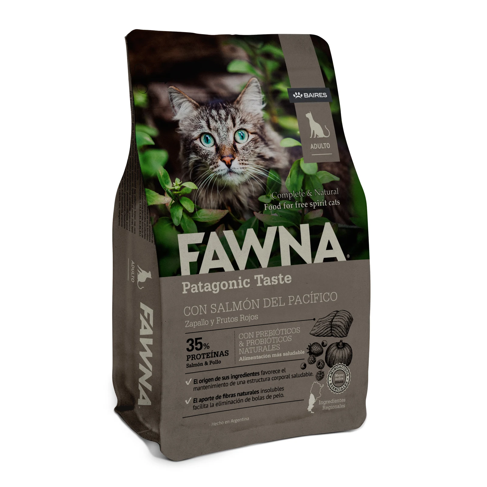 FAWNA SALMON GATOS ADULTOS