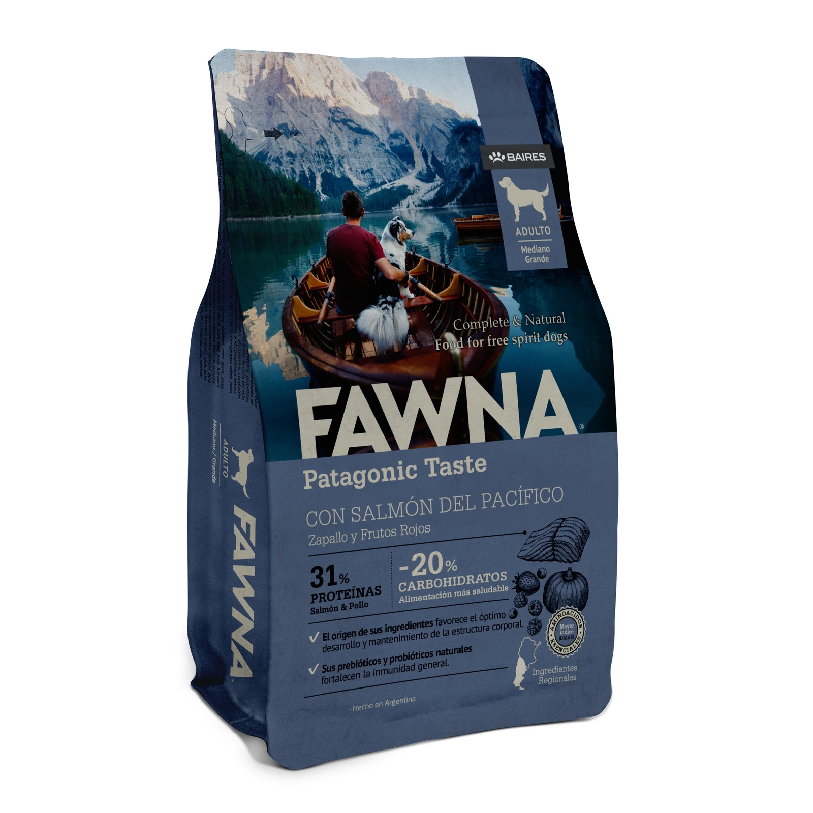 FAWNA SALMON PERROS ADULTOS RAZA MEDIUM Y LARGE