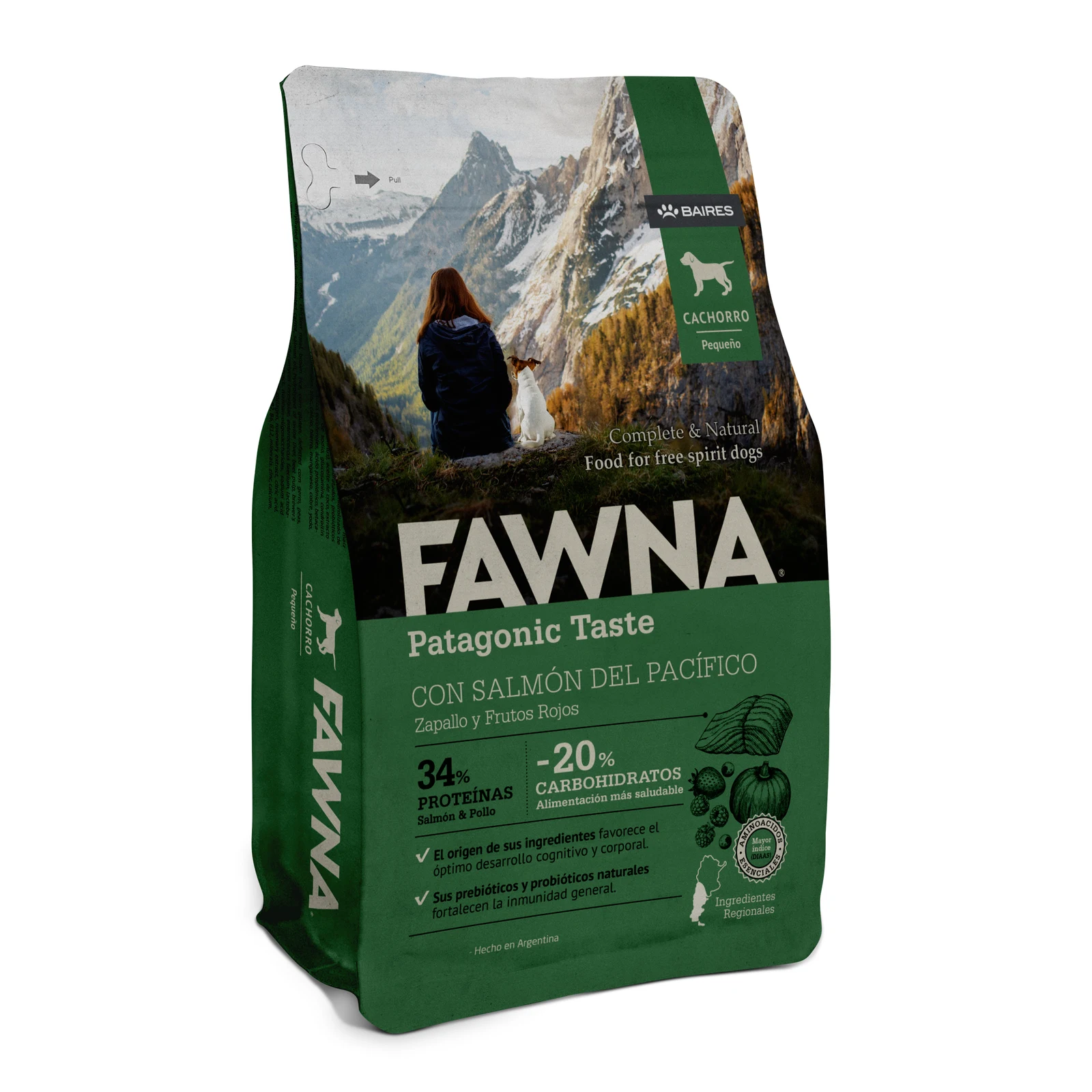 FAWNA SALMON PERROS CACHORROS RAZA PEQUEÑA