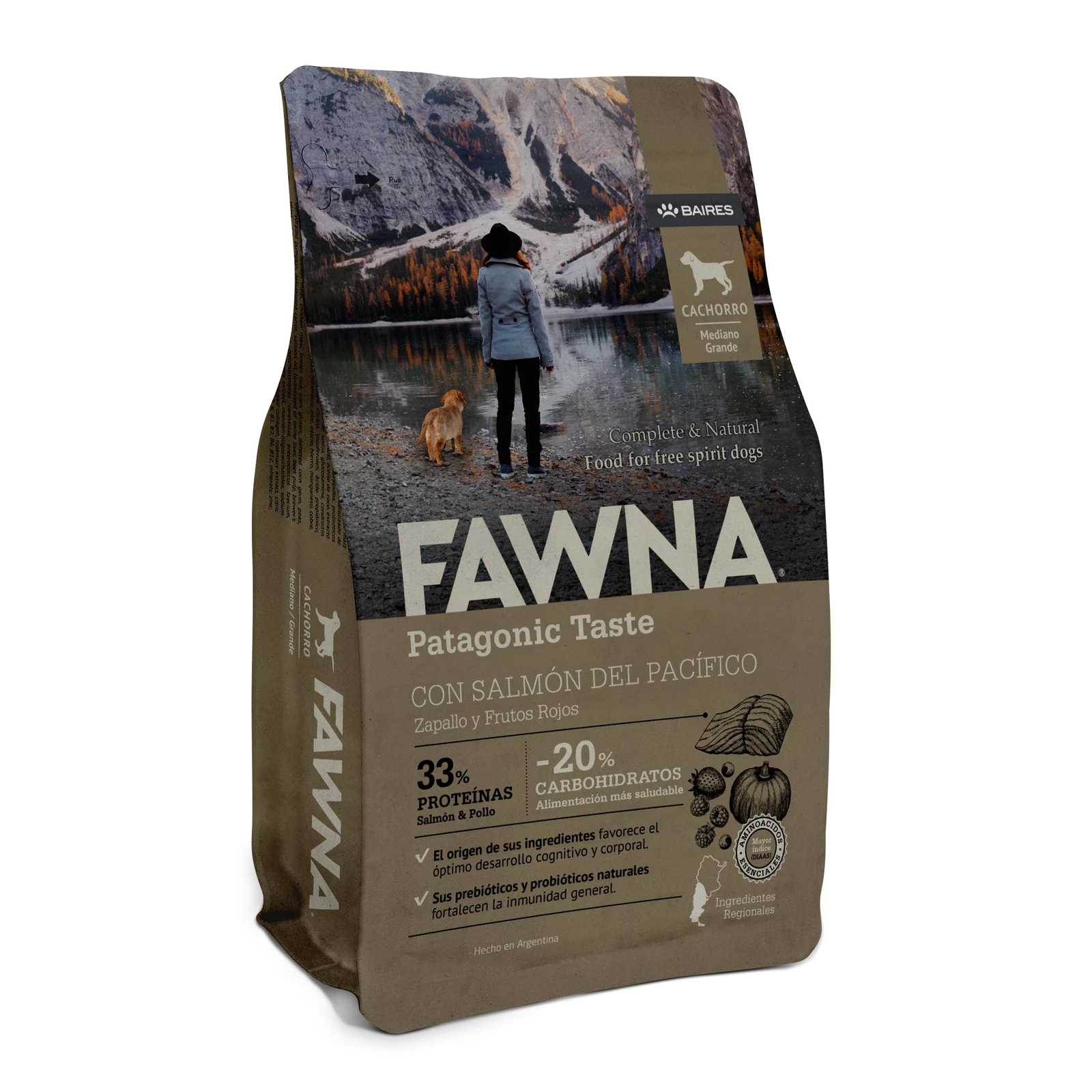 FAWNA SALMON PERROS CACHORROS RAZA MEDIUM Y LARGE
