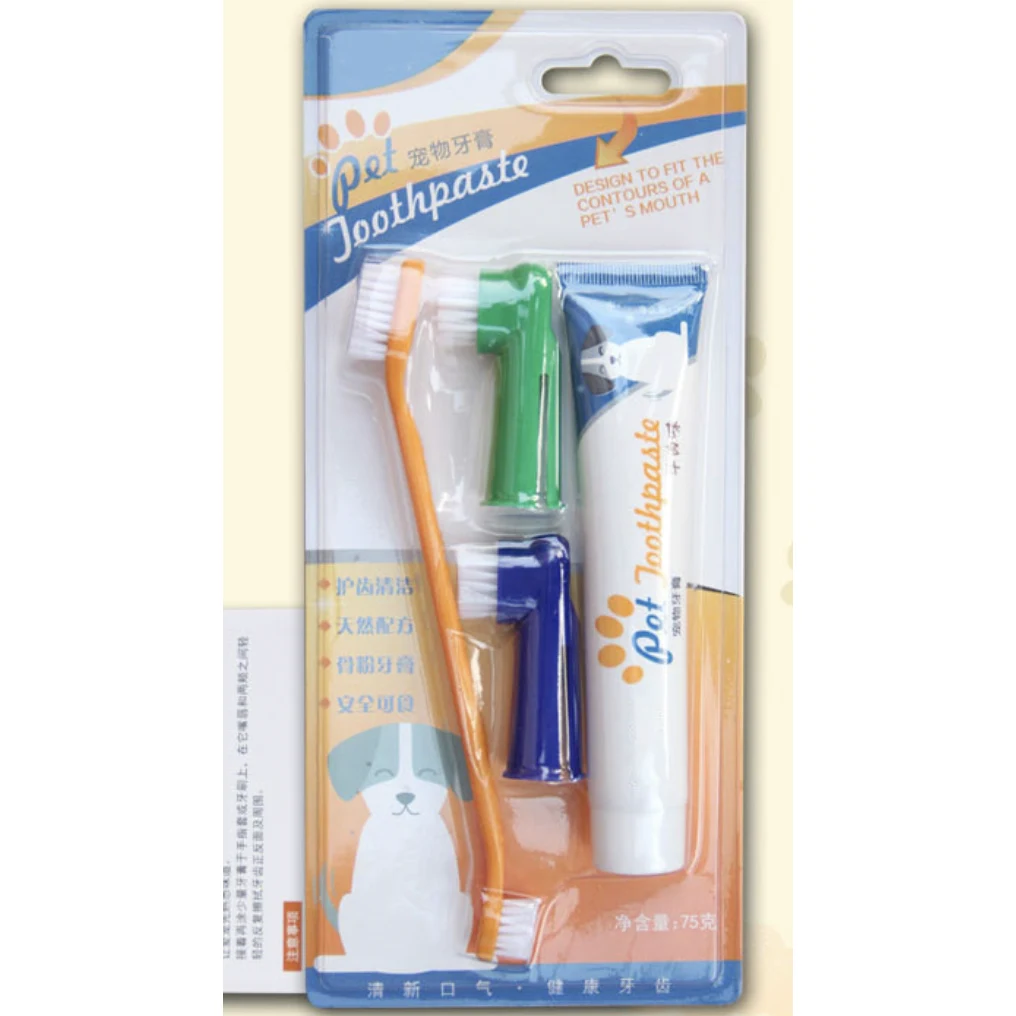 Crema dental y cepillos (Carne)