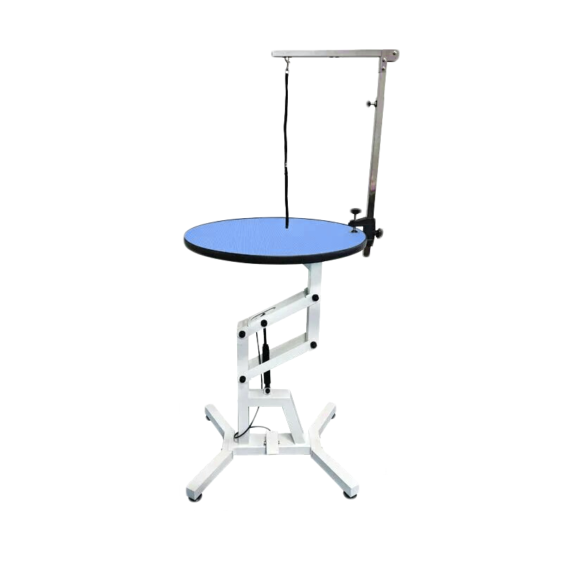 Mesa elástica con elevacion neumatica (M 70*70*160cm, Azul)
