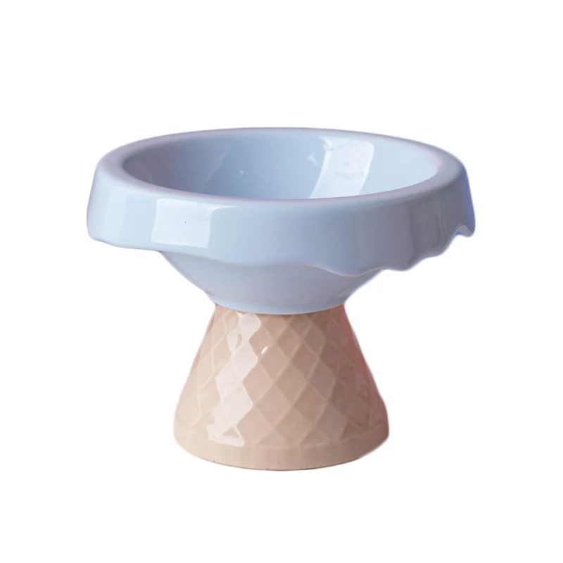 Comedero elevado Ice cream (Azul)