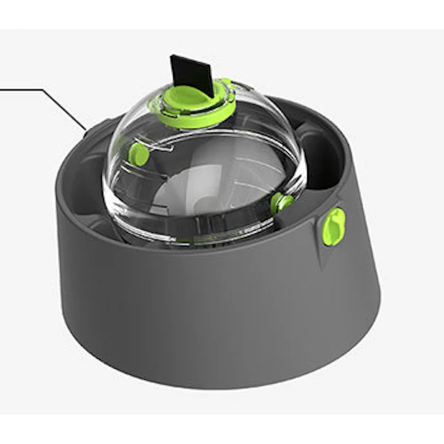 Juguete Dispensador de comida Rotatorio (A - Dispensador 18.3x18.3x14.1cm)