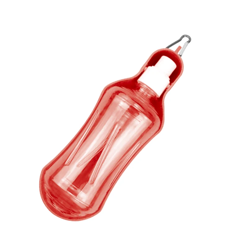 Bebedero portable básico (500ml, Rojo)