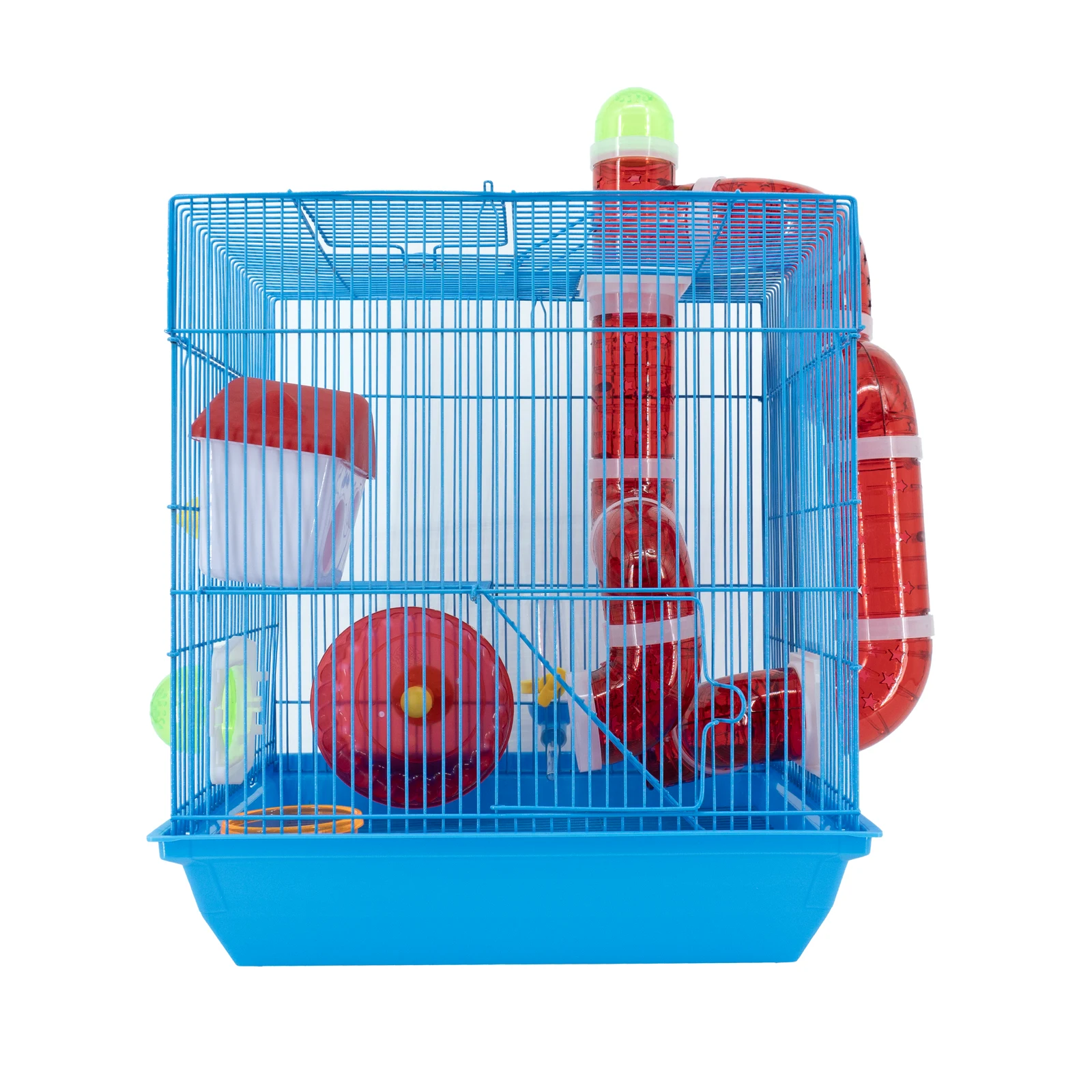 Jaula para hamster con tobogan (Azul)
