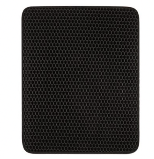 Tapete capa doble (XL 75*55 cm, Negro)