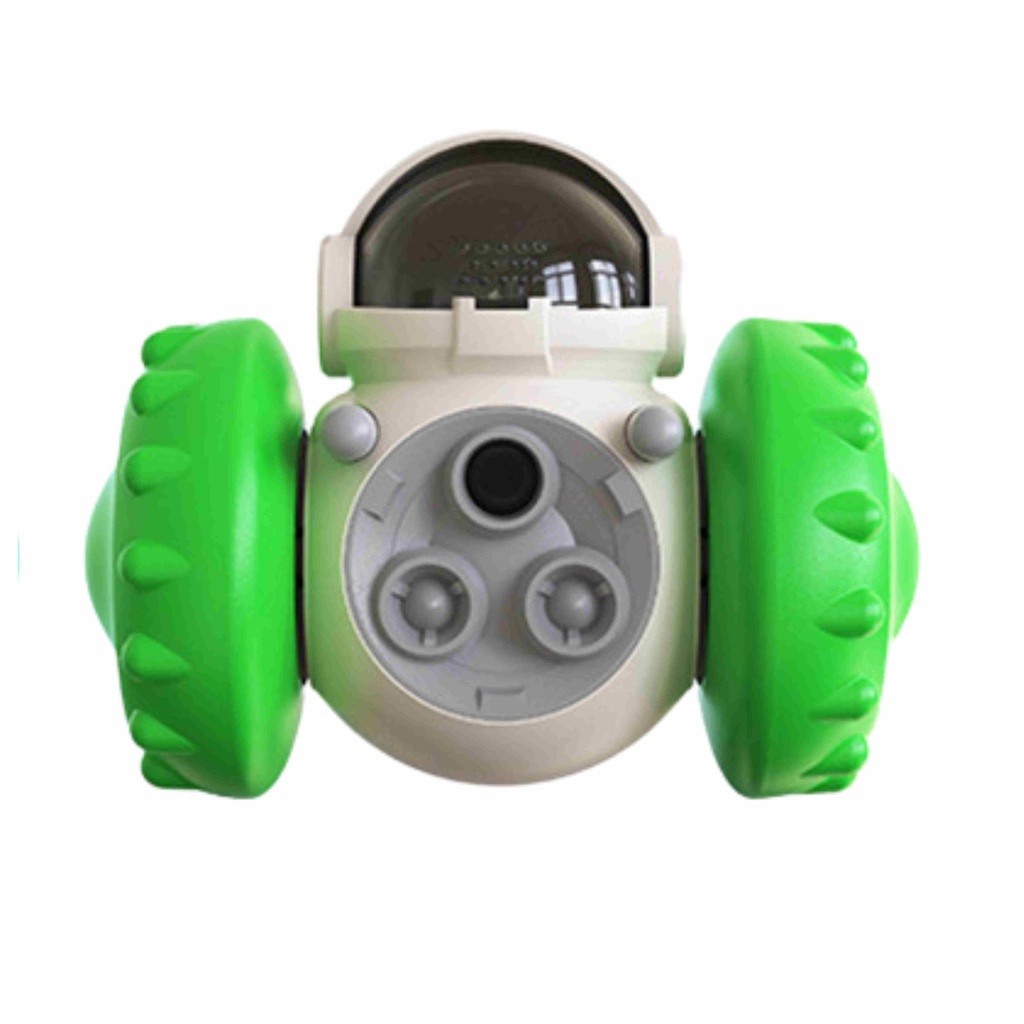 Juguete Astronauta dispensador  de comida (Verde 11.1 x 13.8 cm)
