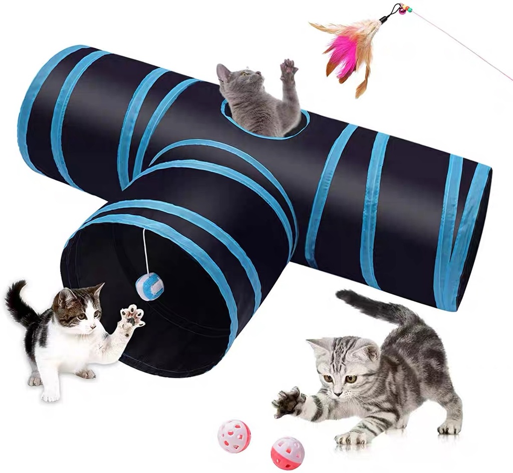 Túnel interactivo para gatos