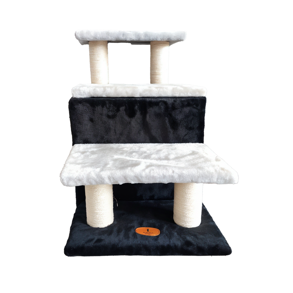 Gimnasio rascador mediano (Negro)