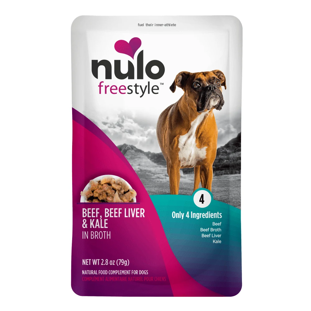 NULO PERRO HUMEDA POTENCIADOR DE SABOR (Res, Hígado de Res y Col Rizada)