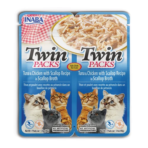 INABA GATO TWIN PACK 80GR SABOR