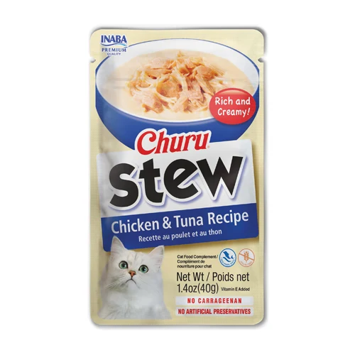 INABA GATO STEW 40GR SABOR (Pollo y Atún)