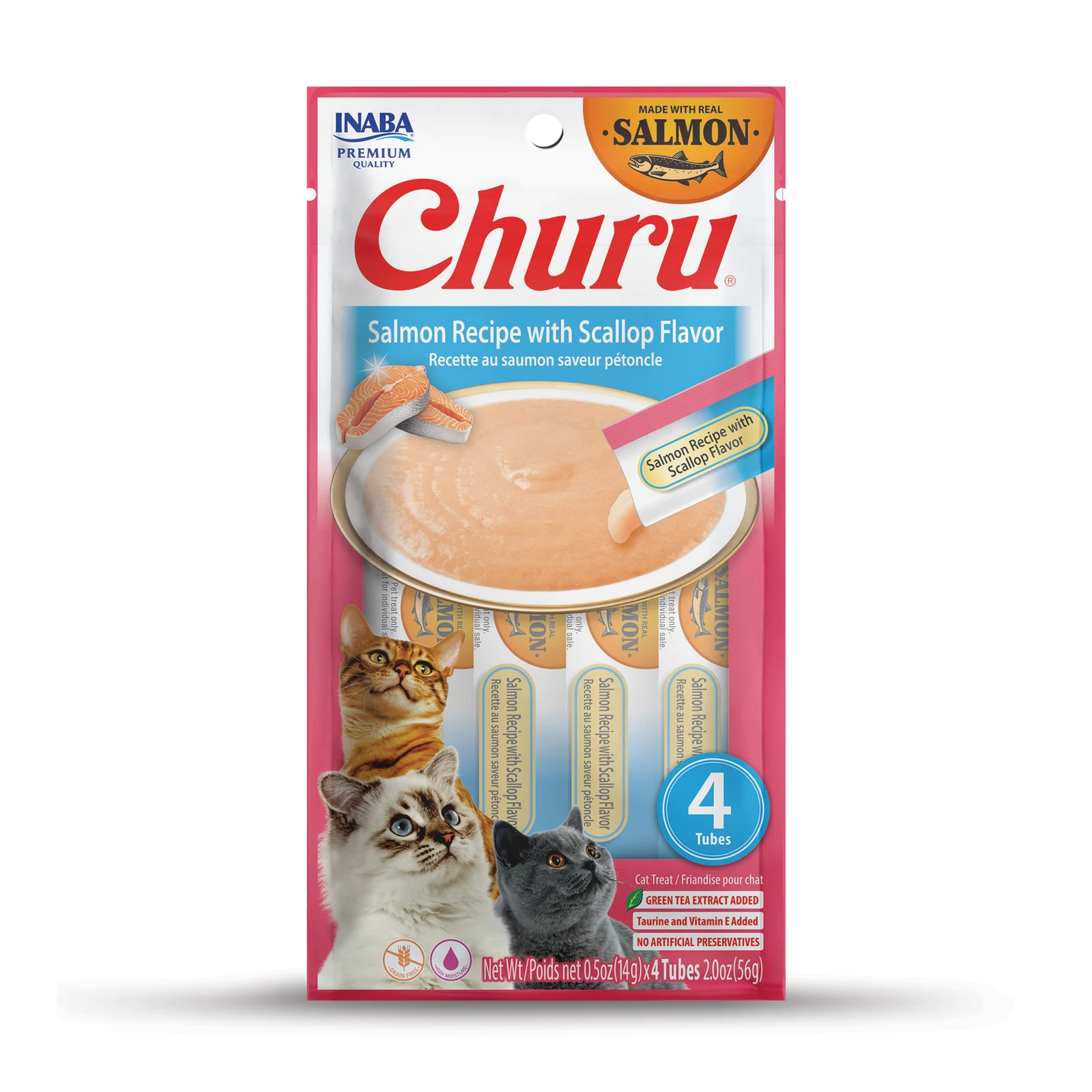 INABA GATO CHURU 4 PIEZAS SABOR