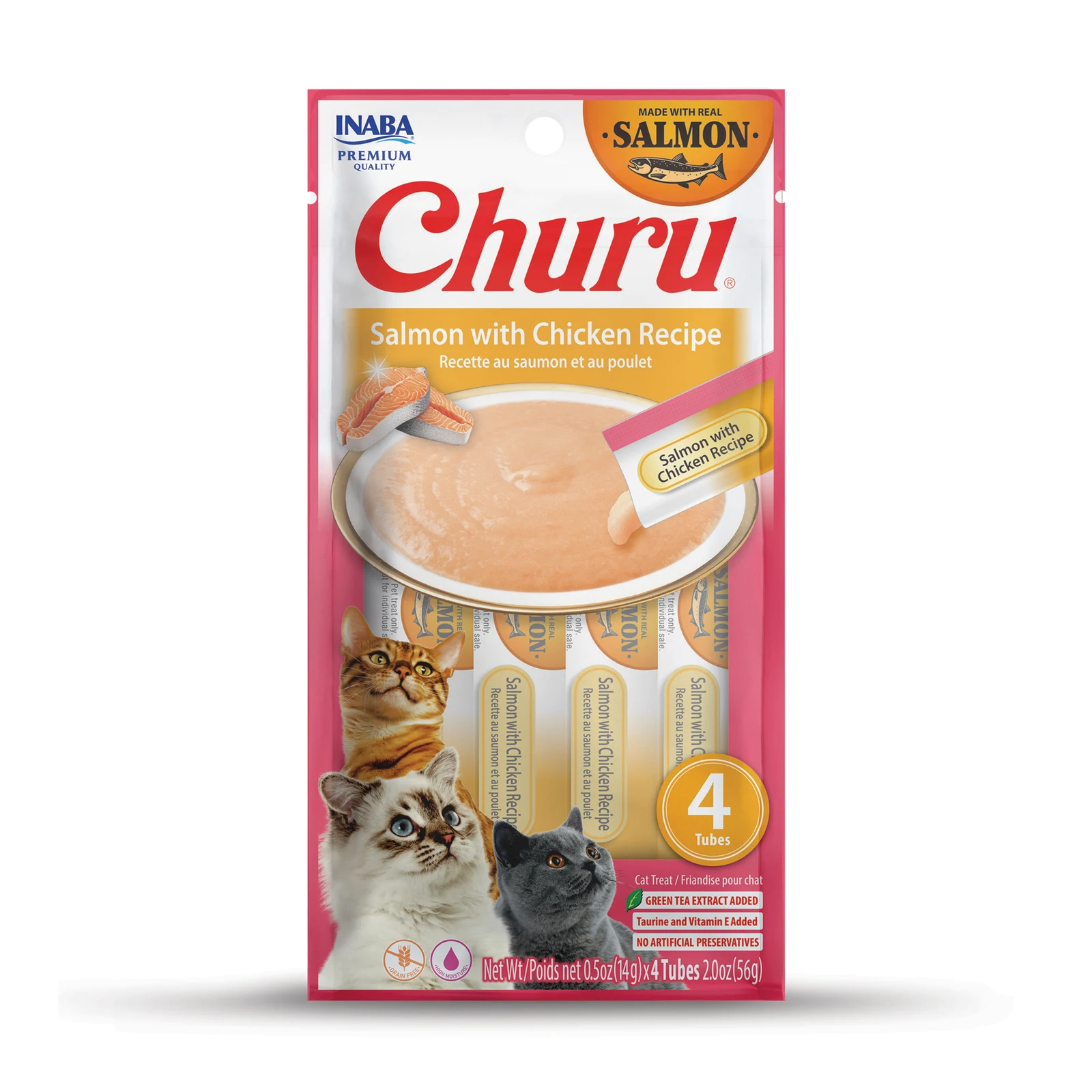 INABA GATO CHURU 4 PIEZAS SABOR