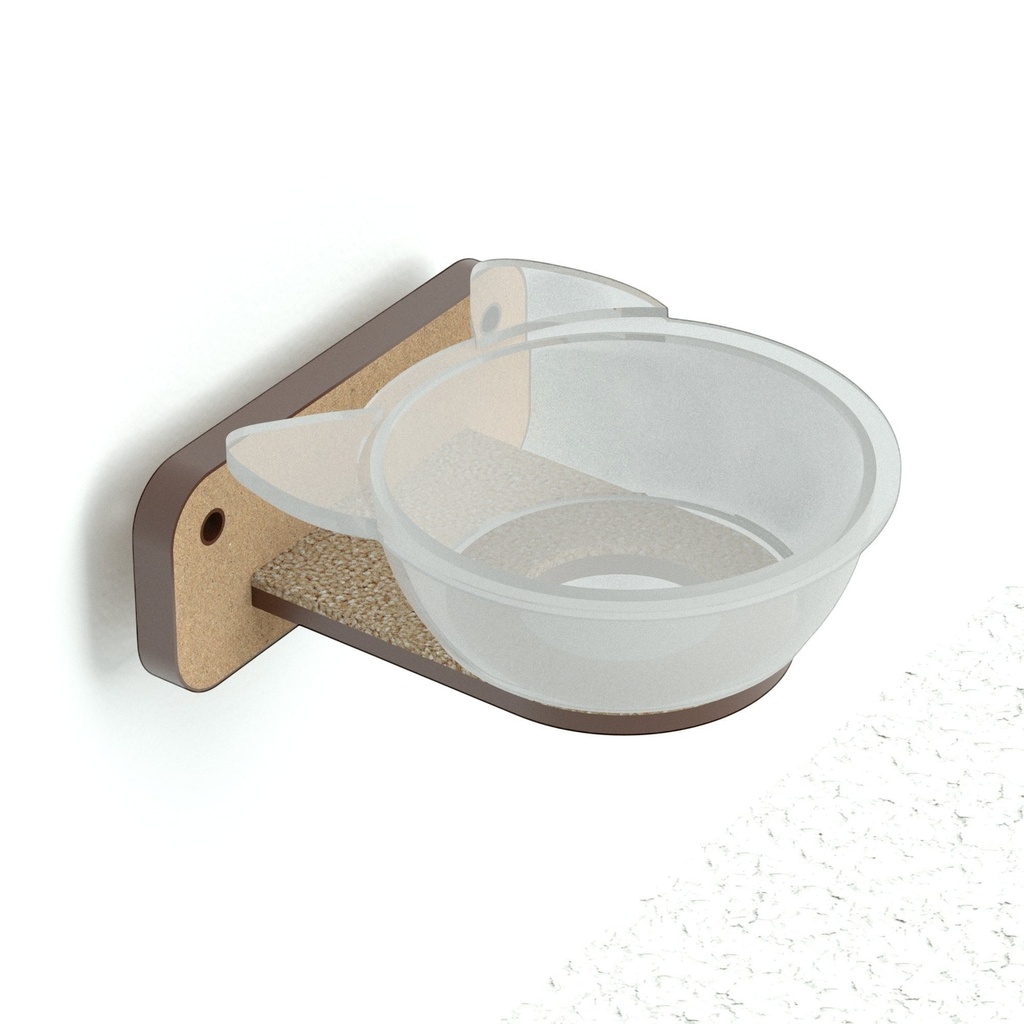 [Gat347] Comedero de Pared Individual Plástico