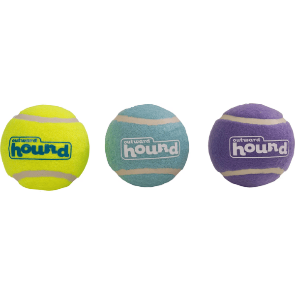 OUTWARD HOUND FLYFETCH SQUEAKER BALLS X3 MD