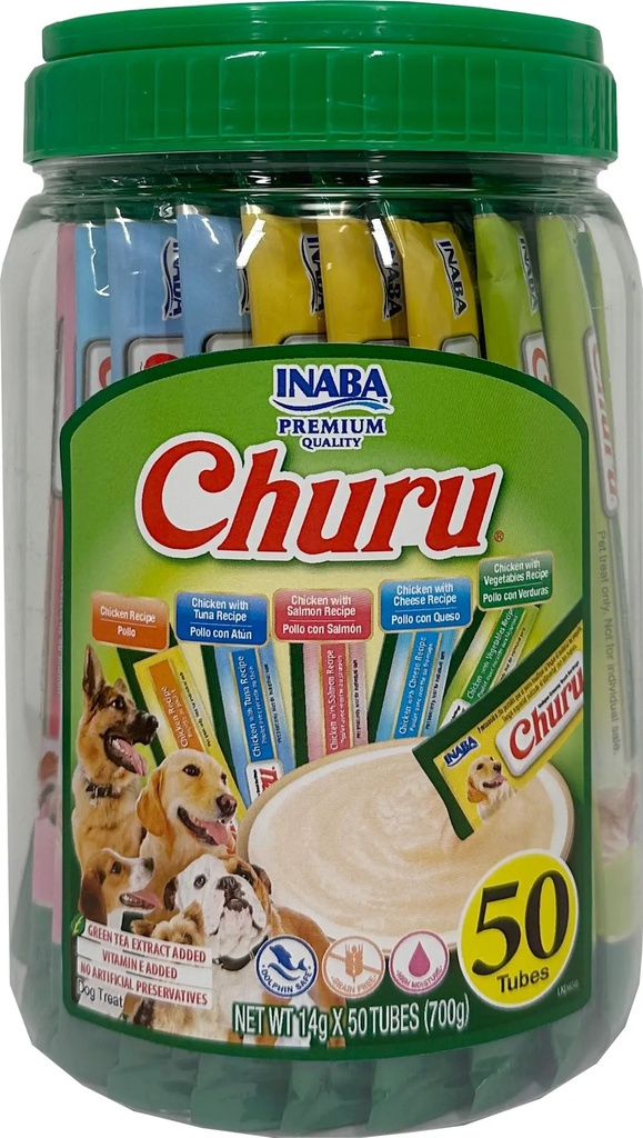 INABA PERRO CHURU 50 PIEZAS